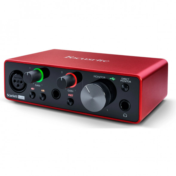 Внешняя звуковая карта FOCUSRITE Scarlett Solo 3rd Gen в Севастополе