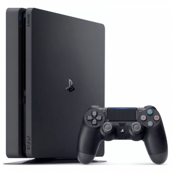 Игровая приставка Sony PlayStation 4 Slim 500 ГБ HDD, черный в Севастополе