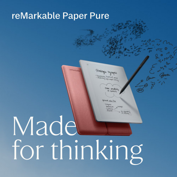 Графический планшет reMarkable Paper Pure+Marker Plus+Sleeve Folio, Desert Pink в Севастополе