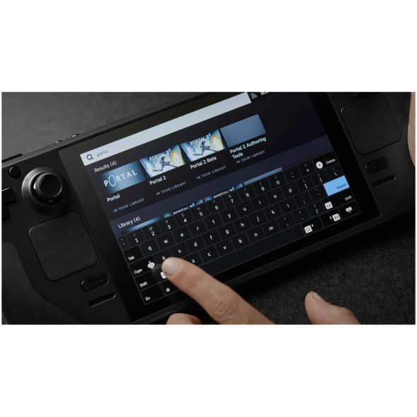 Игровая приставка Valve Steam Deck 512 ГБ SSD, черный в Севастополе