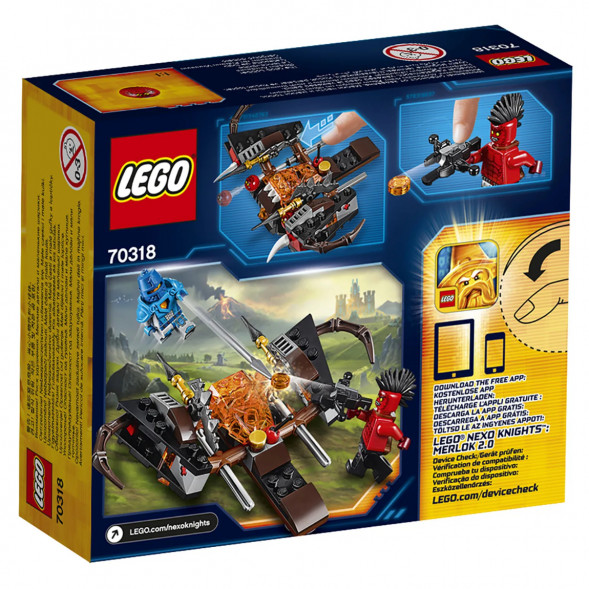 Конструктор LEGO Nexo Knights 70318 Шаровая ракета в Севастополе