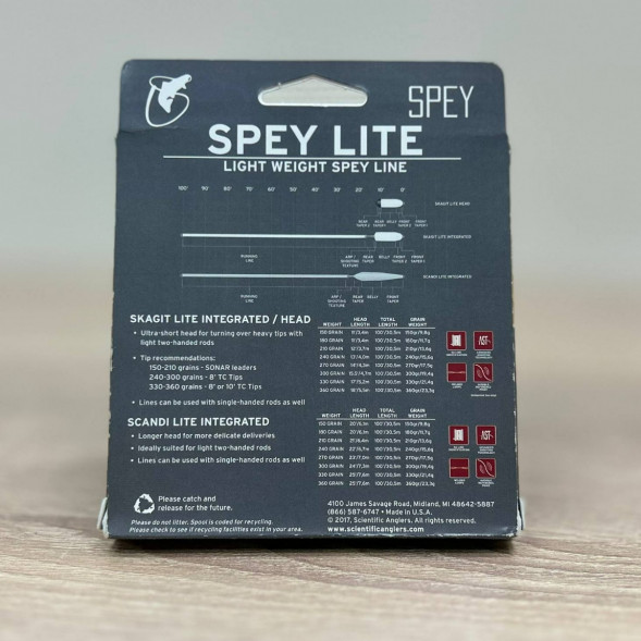 Рыболовная леска Scientific Anglers Spey Lite St-150-F Scandi 128483 в Севастополе