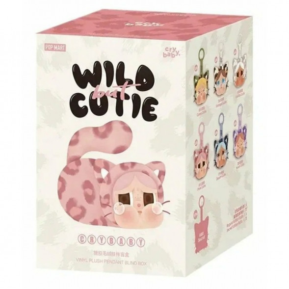 Коллекционная фигурка POP MART CRYBABY Wild But Cutie Series - Vinyl Plush Pendant Blind Box в Севастополе