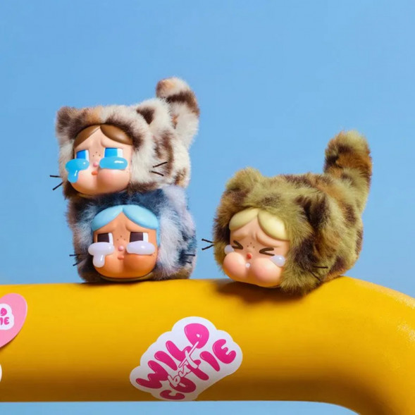 Коллекционная фигурка POP MART CRYBABY Wild But Cutie Series - Vinyl Plush Pendant Blind Box в Севастополе