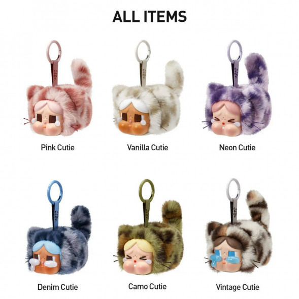 Коллекционная фигурка POP MART CRYBABY Wild But Cutie Series - Vinyl Plush Pendant Blind Box в Севастополе