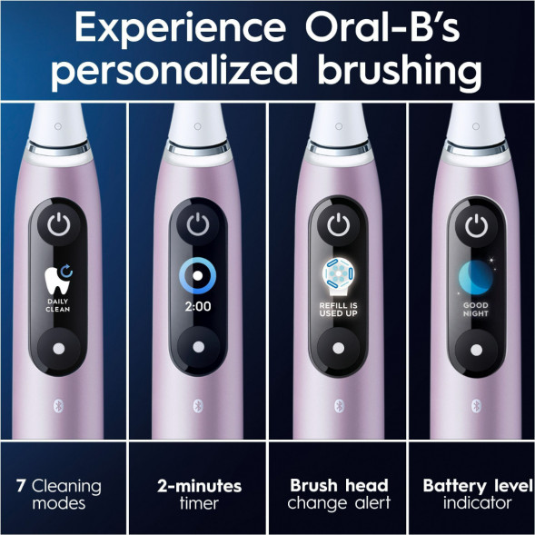 Электрическая зубная щетка Oral-B iO Series 9s (387194), Розовый кварц в Севастополе