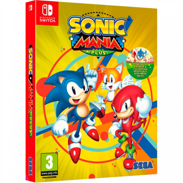 Sonic Mania Plus + Артбук (Nintendo Switch, Английская версия) в Севастополе