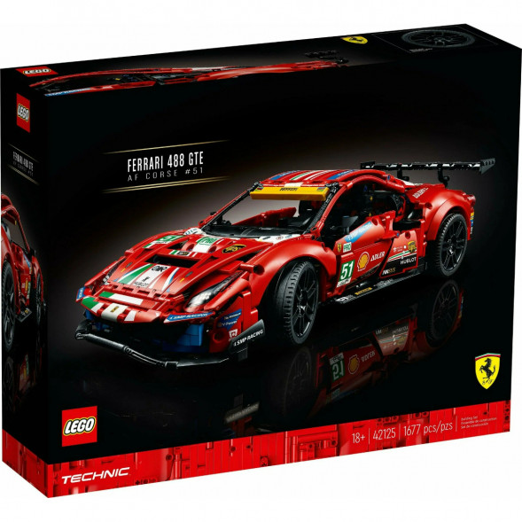 Конструктор LEGO Technic 42125 Ferrari 488 GTE &amp;quot;AF Corse #51&amp;quot; в Севастополе
