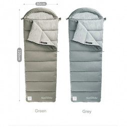 Спальный мешок Naturehike Envelope M180 (левый), зелёный