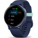 Умные часы Garmin Vivoactive 5, синие с металлически-синим безелем и силиконовым ремешком 010-02862-12 в Севастополе