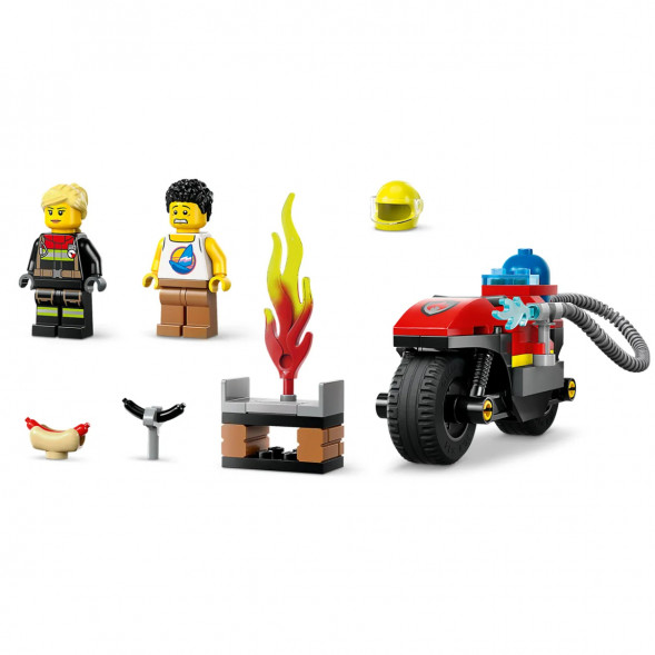 Конструктор LEGO City 60410 Пожарно-спасательный мотоцикл в Севастополе