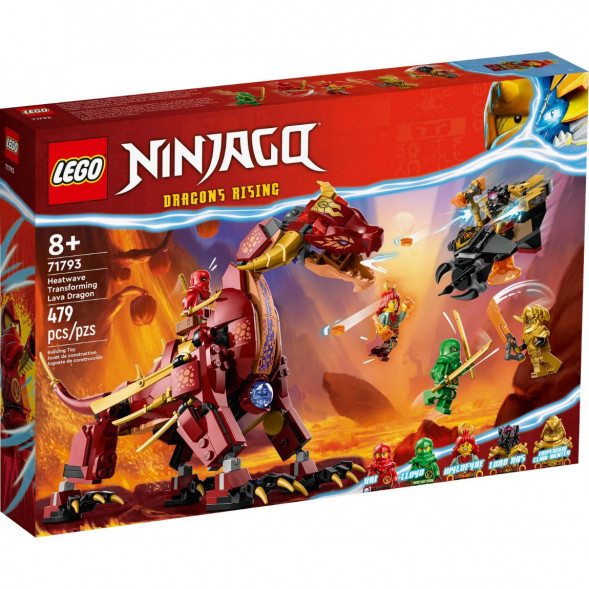Конструктор LEGO Ninjago 71793 Лавовый дракон-трансформер в Севастополе