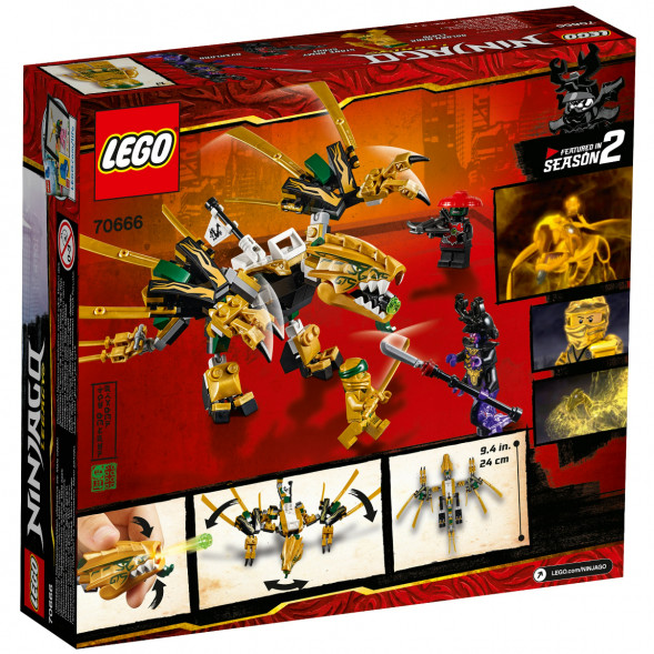 Конструктор LEGO Ninjago 70666 Золотой Дракон в Севастополе