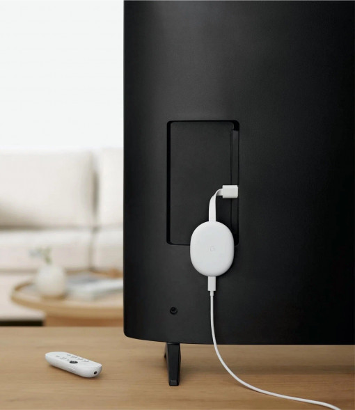 ТВ-приставка Google Chromecast c Google TV, snow в Севастополе