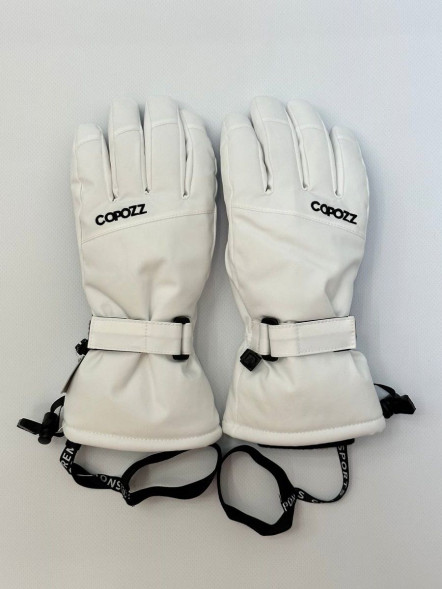 Перчатки горнолыжные сноубордические Copozz (белый, L) в Севастополе