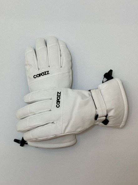 Перчатки горнолыжные сноубордические Copozz (белый, L) в Севастополе