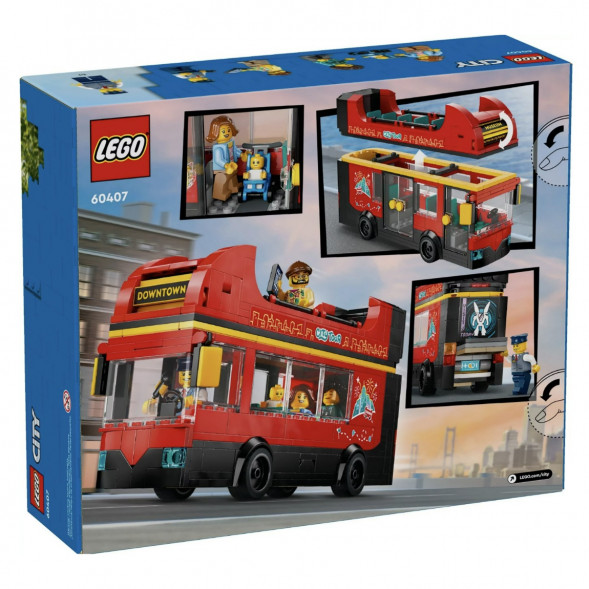 Конструктор LEGO City 60407 Красный двухэтажный экскурсионный автобус в Севастополе