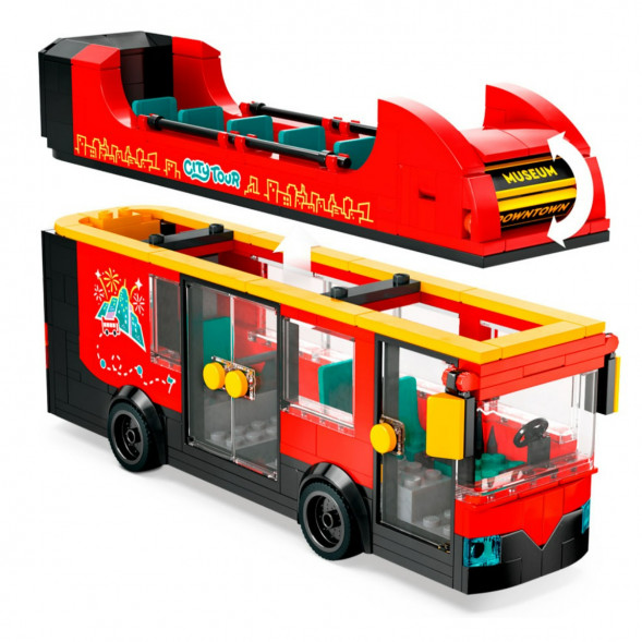 Конструктор LEGO City 60407 Красный двухэтажный экскурсионный автобус в Севастополе
