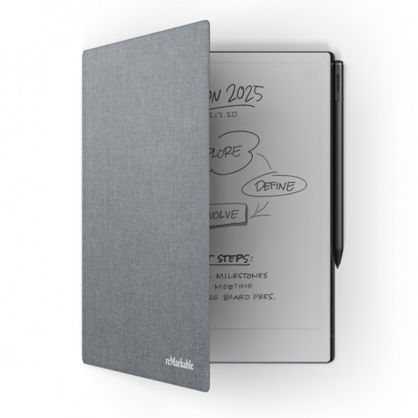 Графический планшет reMarkable 2 со стилусом Marker Plus и чехлом Book Folio серый (RM114) в Севастополе