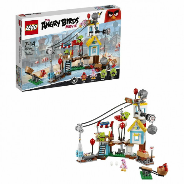Конструктор LEGO Angry Birds 75824 Разгром Свинограда в Севастополе