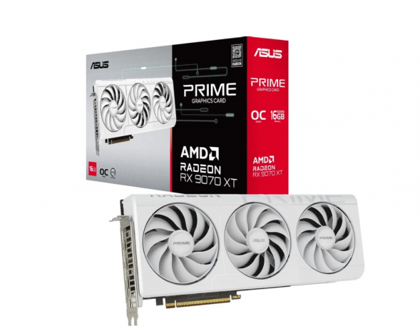 Видеокарта Asus RX 9070 XT PRIME OC Edition, 16 Гб GDDR6 UltraHD в Севастополе