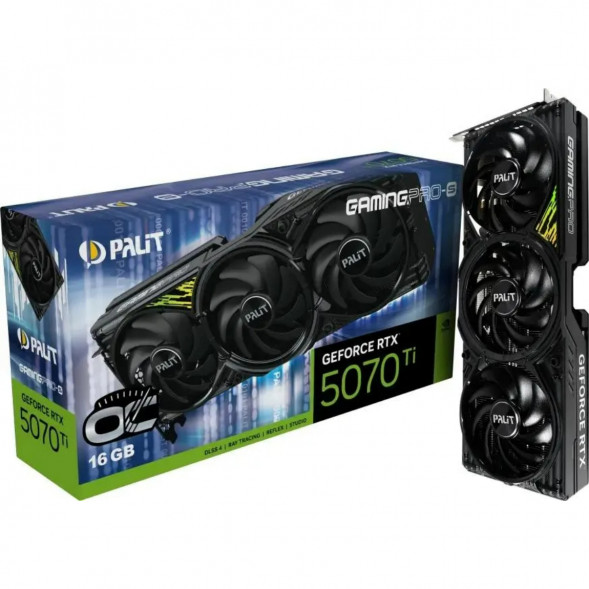 Видеокарта Palit NVIDIA GeForce RTX 5070TI PA-RTX5070TI GAMINGPRO-S OC 16ГБ GDDR7 в Севастополе