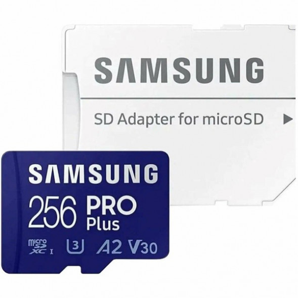 Карта памяти micro SDXC 256Gb Samsung PRO Plus U3 A2 V30 180/130MB/s в Севастополе
