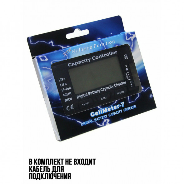 Тестер ёмкости аккумулятора CellMeter-7 с функцией балансировки ячеек в Севастополе