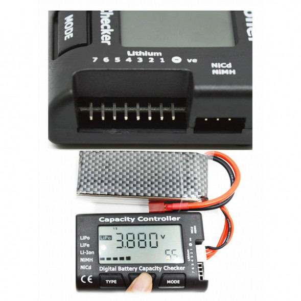 Тестер ёмкости аккумулятора CellMeter-7 с функцией балансировки ячеек в Севастополе