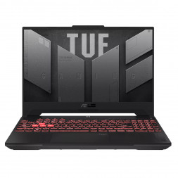 Ноутбук ASUS TUF Gaming A17 FA707NUG-HX156 (17.3", IPS, 6 ядер, AMD Ryzen 7 7445HS 3.2 ГГц, 16 ГБ DDR5, SSD 512 ГБ, NVIDIA GeForce RTX 4050 - 6 ГБ, без ОС), черный