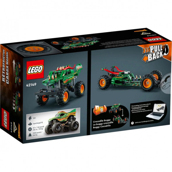 Конструктор LEGO Technic 42149 Монстер Джем «Дракон» в Севастополе