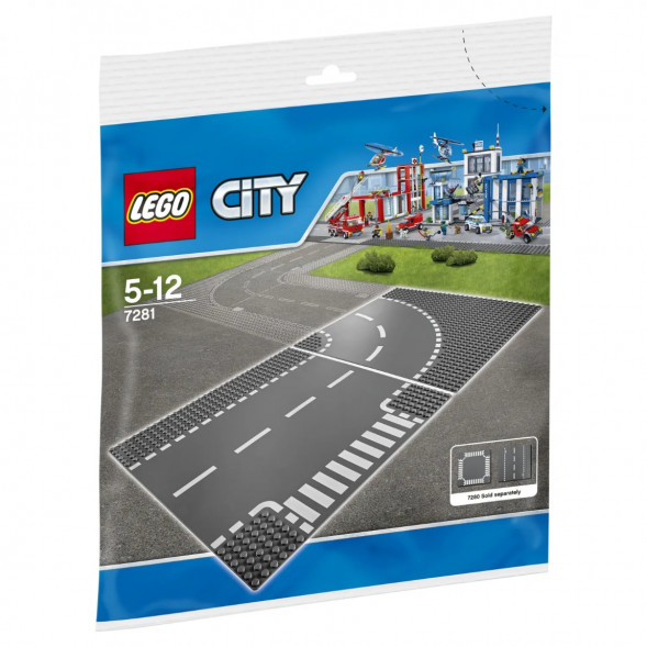 Конструктор LEGO City 7281 Т-образный перекрёсток и поворот в Севастополе