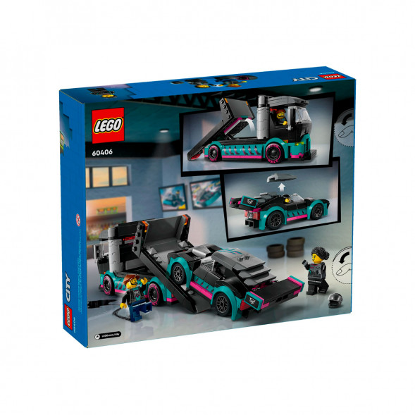Конструктор LEGO City 60406 Гоночный автомобиль и автовоз в Севастополе