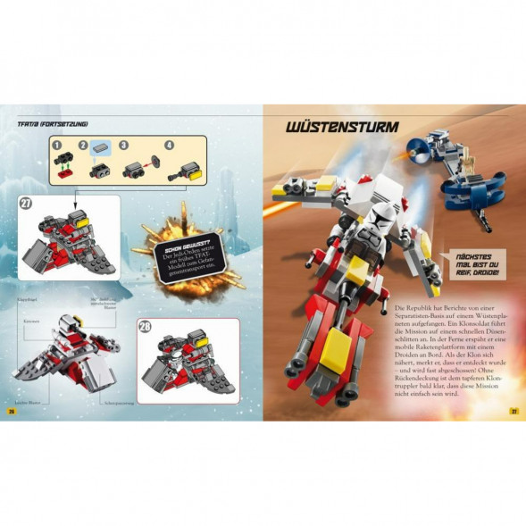 Книга и набор кубиков LEGO Star Wars Buch &amp;amp; Steine-Set Fur 8 einmalige Lego Modelle! в Севастополе