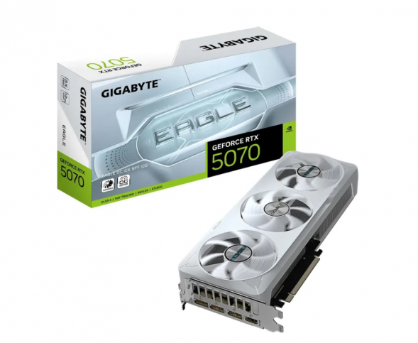 Видеокарта Gigabyte RTX 5070 EAGLE OC ICE SFF 12G, 12 Гб GDDR7 в Севастополе
