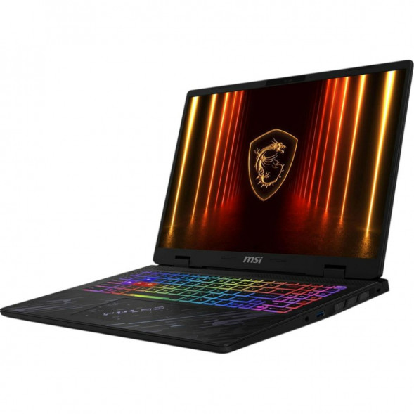 Ноутбук игровой MSI Pulse A16 AI+ C3HWGKG-030XRU (16&amp;quot;, IPS, AMD Ryzen AI 7 350 2ГГц, 8 ядер, 32ГБ DDR5, 1ТБ SSD, NVIDIA GeForce RTX 5070, TGP 115Вт, FreeDOS) черный в Севастополе
