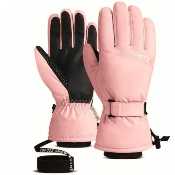 Перчатки горнолыжные сноубордические Copozz (розовый, S) в Севастополе