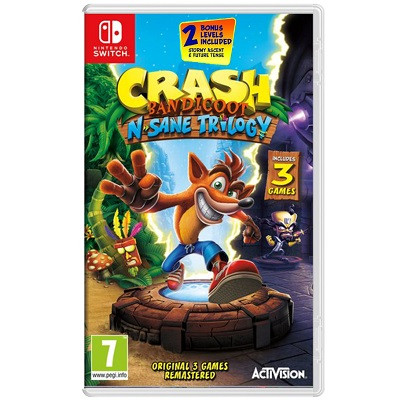 Игра Crash Bandicoot N-Sane Trilogy для (Switch, английский язык) в Севастополе