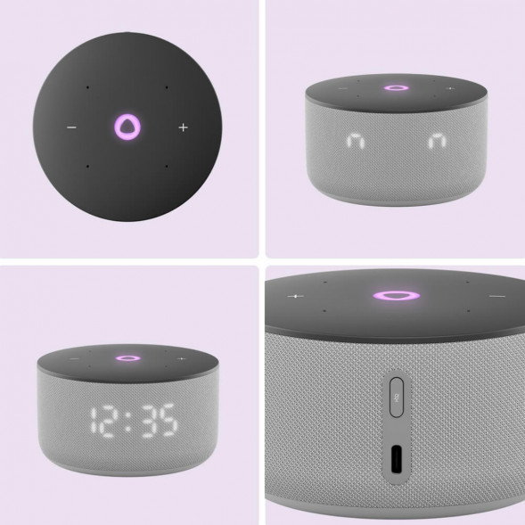 Умная колонка Яндекс Станция Мини 3 c Алисой на YandexGPT, серая в Севастополе