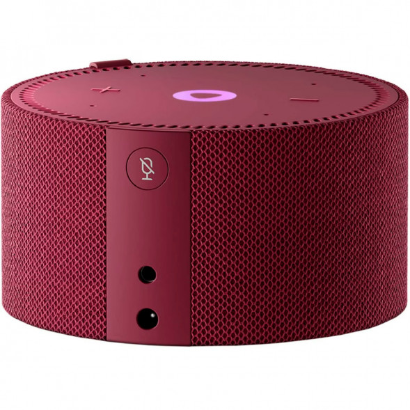 Умная колонка Яндекс Новая Станция Мини (с часами) - умная колонка с Алисой, красный гранат в Севастополе