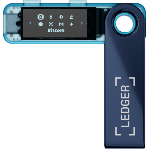 Криптокошелек Ledger Nano S Plus 1 шт., Neptune Blue в Севастополе