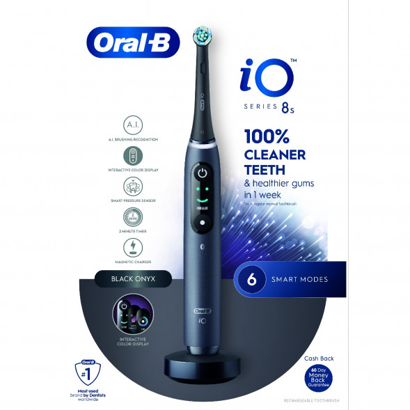 Электрическая зубная щетка Oral-B iO Series 8s, Black Onyx в Севастополе