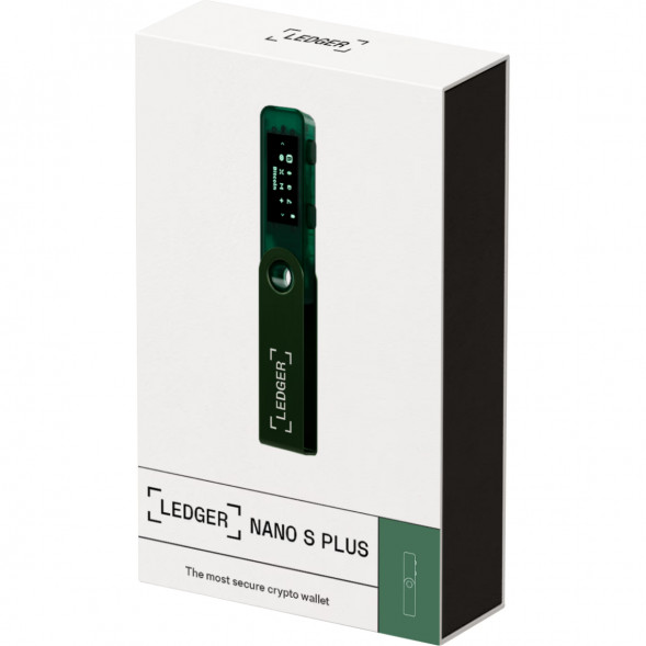 Криптокошелек Ledger Nano S Plus 1 шт., Emerald Green в Севастополе