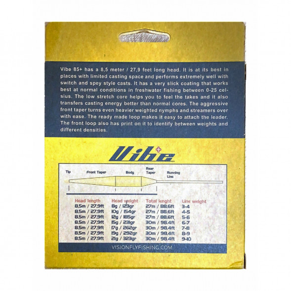 Рыболовный шнур Vision Vibe 85+ Rods 5-6 Floating Head Weight VKL5F в Севастополе