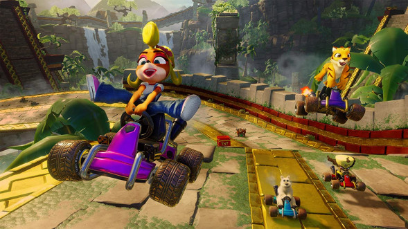 Игра Crash Team Racing Nitro-Fueled для Nintendo Switch, картридж в Севастополе
