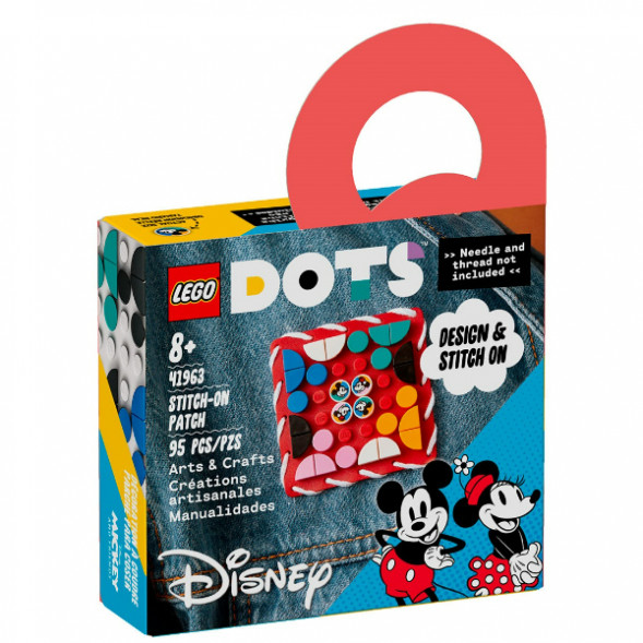 Конструктор LEGO DOTS 41963 Пластина-нашивка с тайлами «Микки и Минни Маус» в Севастополе