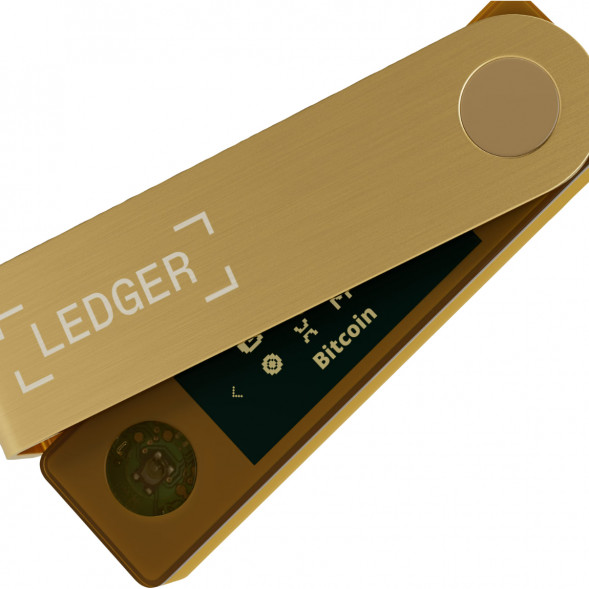 Аппаратный криптокошелек Ledger Nano X, Gold в Севастополе
