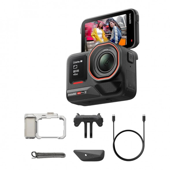 Экшн-камера Insta360 Ace Pro 2 Single Battery Xplorer Bundle, Silver в Севастополе