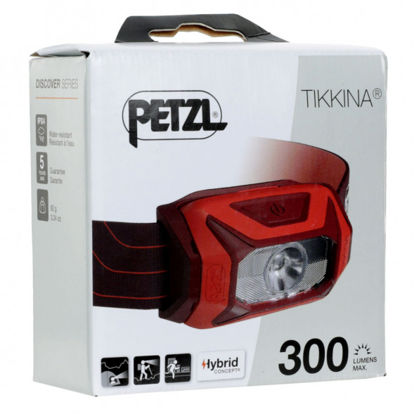 Налобный фонарь Petzl Tikkina E060AA03, красный в Севастополе