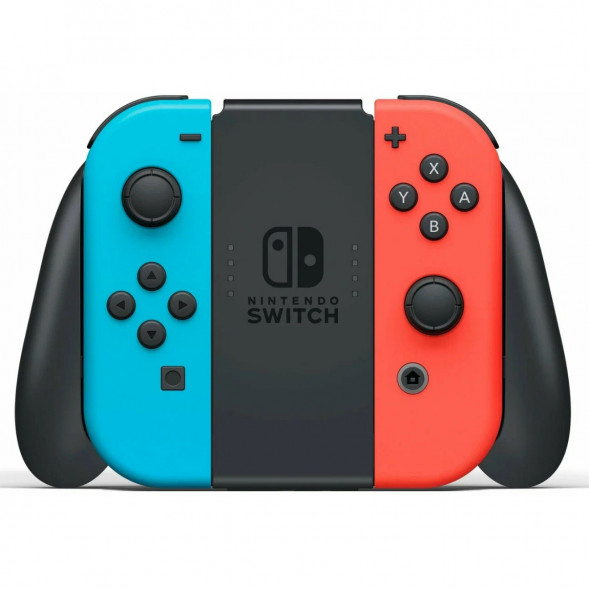 Игровая приставка Nintendo Switch OLED 64 ГБ, неоновый синий/неоновый красный в Севастополе